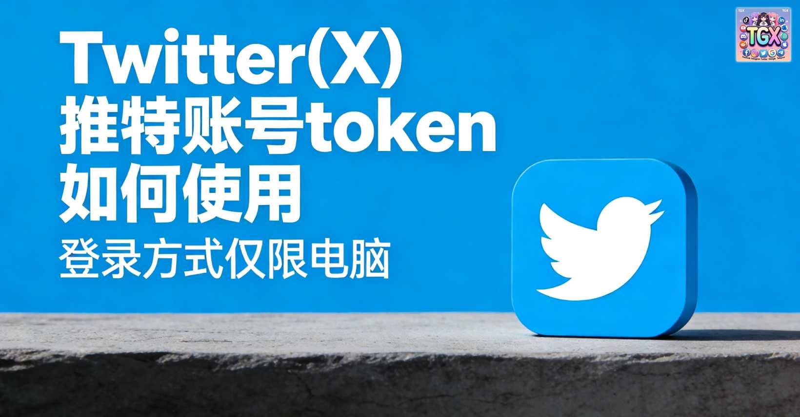 Twitter(X)推特账号token 如何使用-登录方式（仅限电脑）