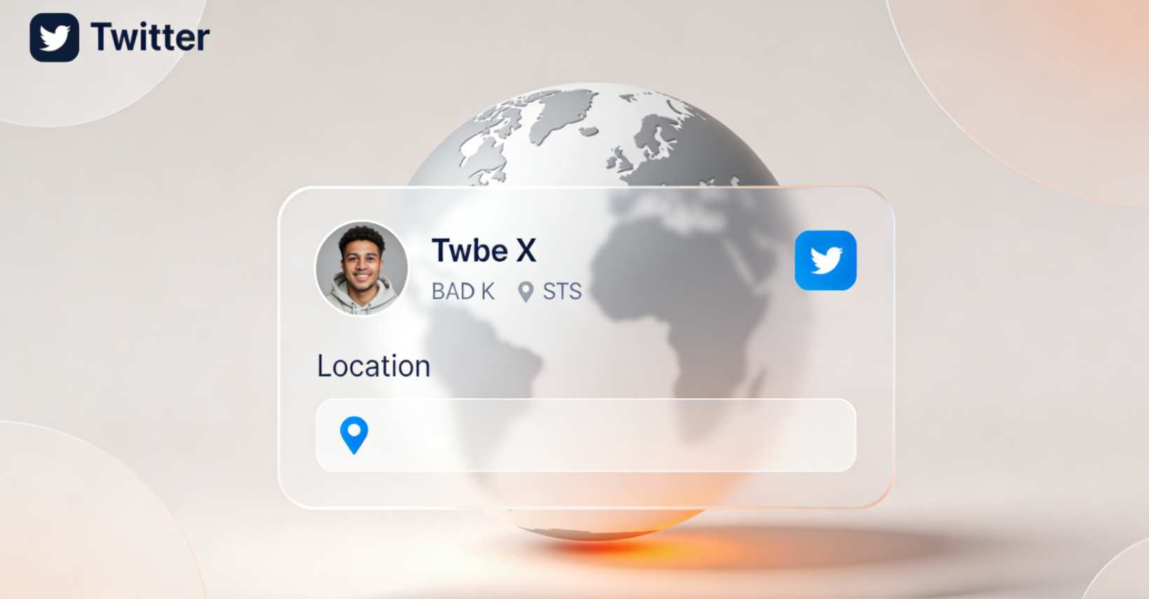 Twitter推特资料的位置「在哪里」，其实是IP决定